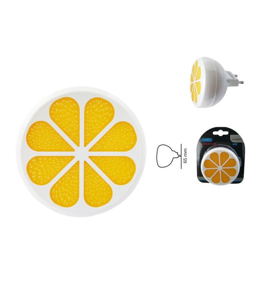 Luce Led Notturna A Forma Di Mezza Arancia Luce Bianca Lampada Cameretta Bambini         