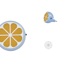 Luce Led Notturna A Forma Di Mezza Arancia Luce Bianca Lampada Cameretta Bambini         