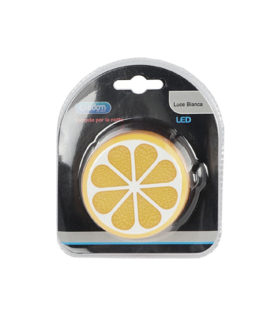 Luce Led Notturna A Forma Di Mezza Arancia Luce Bianca Lampada Cameretta Bambini         