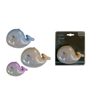 Luce Led Notturna Forma Di Delfino Luce Bianca Lampada Cameretta Bambini Xc-1961         