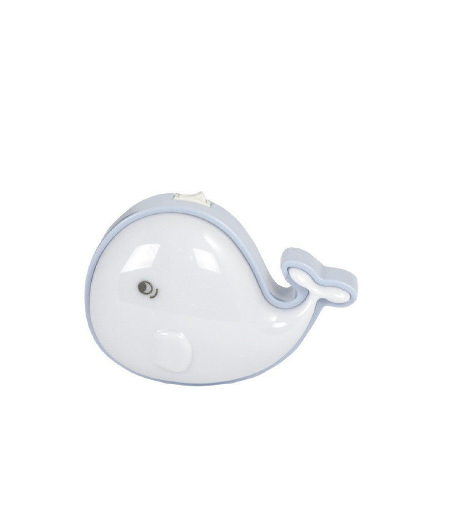 Luce Led Notturna Forma Di Delfino Luce Bianca Lampada Cameretta Bambini Xc-1961         