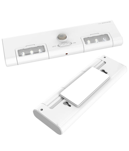 Luce Led Per Armadio Con Sensore Pir Movimento A Batterie Accensione Automatica         