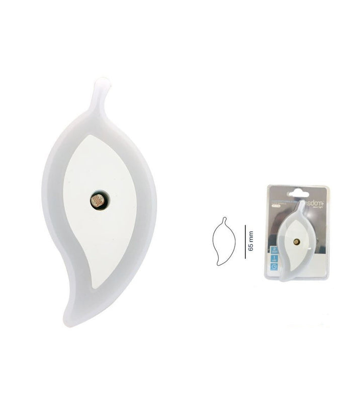 Luce Notturna A Led Forma Foglia Luce Bianca Lampada Per Camera Corridoio Dt2194         