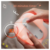 Trade Shop - Luce Notturna Forma Maiale Per Bambini In Silicone Dimmerabile Lampada Ricaricabile         