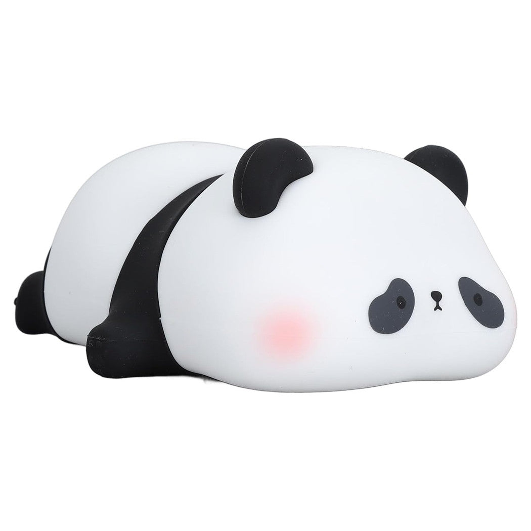 Trade Shop - Luce Notturna Forma Panda Lampada A Led In Silicone Dimmerabile Ricaricabile Usb         