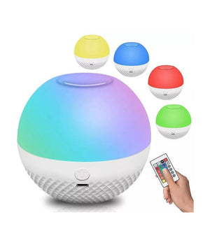 Trade Shop - Luce Notturna Led Rgb Telecomando Batteria Ricaricabile 1.8 Watt Dc5v Cy-pg01 -
