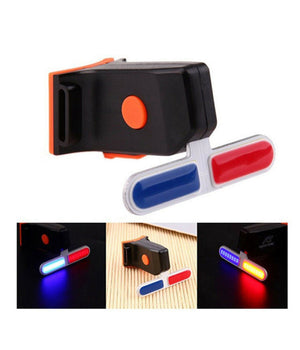 Trade Shop - Luce Posteriore Bici Luci Di Coda Ricaricabile Usb Impermeabile Bicicletta 0082 -