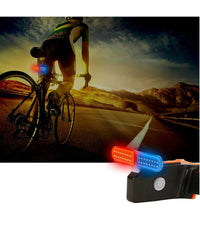 Trade Shop - Luce Posteriore Bici Luci Di Coda Ricaricabile Usb Impermeabile Bicicletta 0082 -