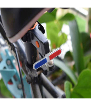 Trade Shop - Luce Posteriore Bici Luci Di Coda Ricaricabile Usb Impermeabile Bicicletta 0082 -