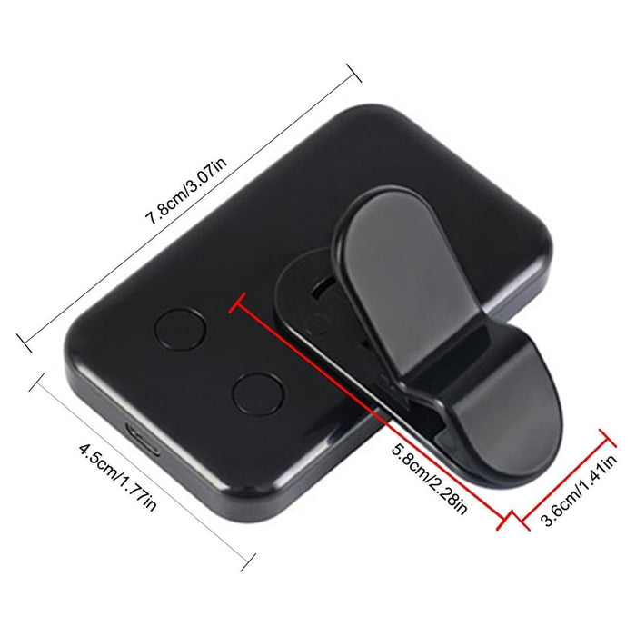 Trade Shop - Luce Ricaricabile Video Led Portatile Pannello Luminoso Con Clip Usb Riprese Telefono -        