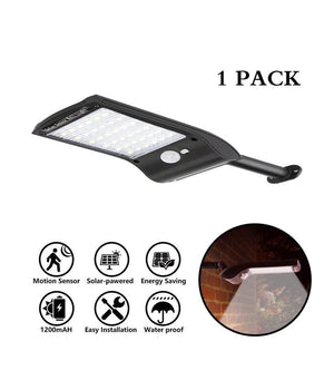 Luce Solare Applique 36 Led Da Parete Sensore Di Movimento Giardino Linq L808b         