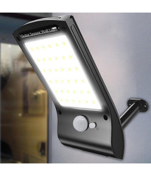 Luce Solare Applique 36 Led Da Parete Sensore Di Movimento Giardino Linq L808b         