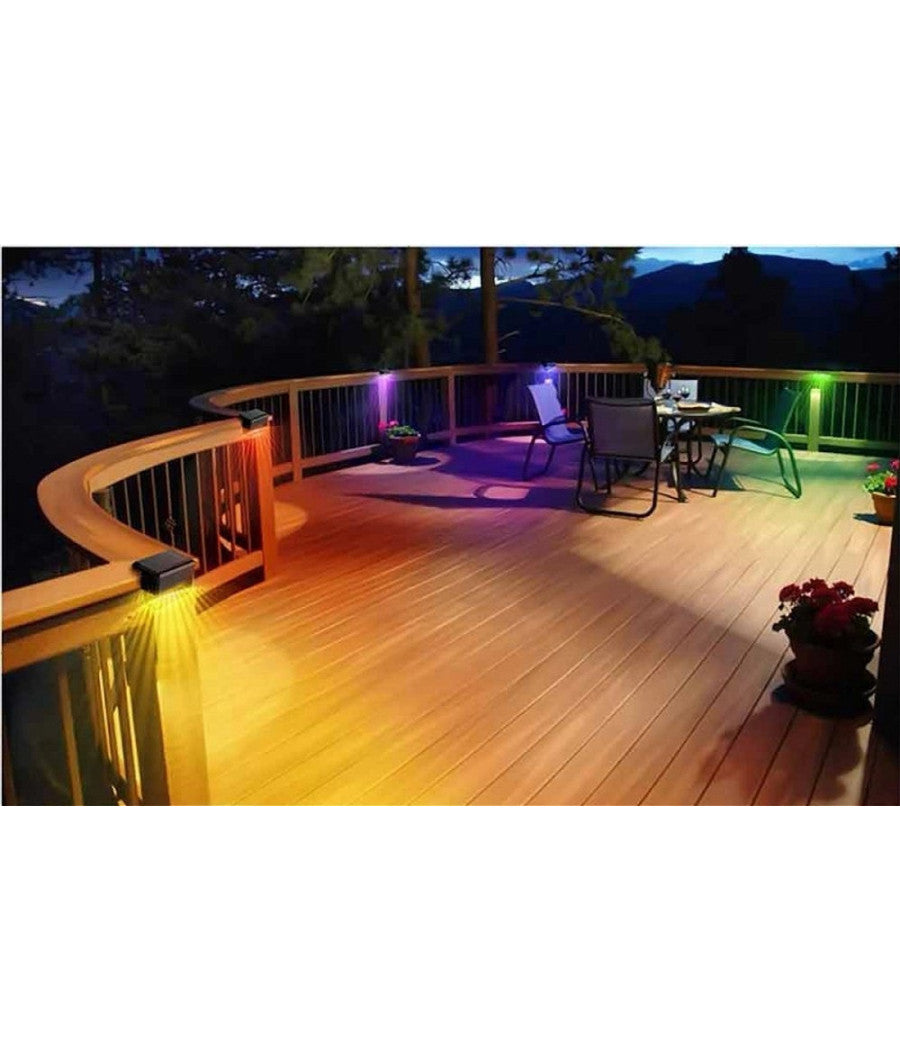 Luce Solare Giardino Lampada Led Pannello Solare Luce 3000k+rgb Ip65 Xgtjd-001kc         