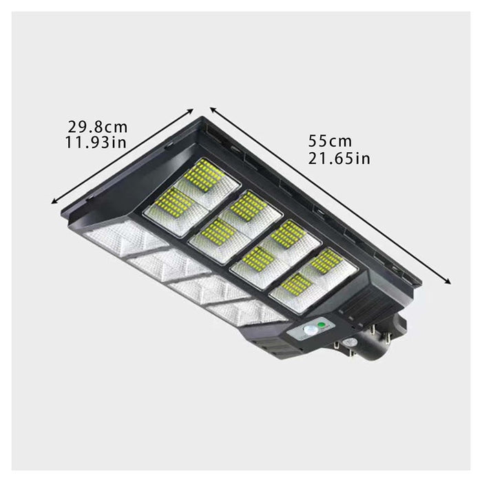 Trade Shop - Luce Solare Led Lampione Per Parco Giochi Cortile Strada Parcheggio 400 W Telecomando -