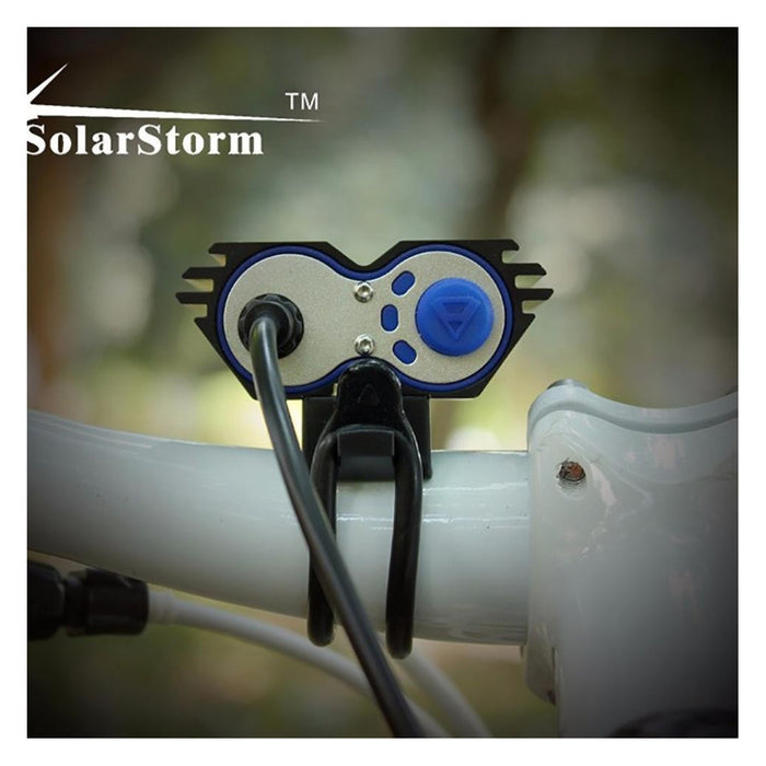 Trade Shop - Luce Torcia Cree Led Xm-l2 Faro Fanale Bicicletta Mtb Bdc Bici Scuter Lampada -