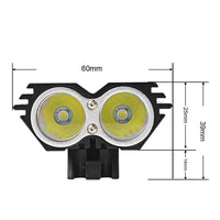Trade Shop - Luce Torcia Cree Led Xm-l2 Faro Fanale Bicicletta Mtb Bdc Bici Scuter Lampada -