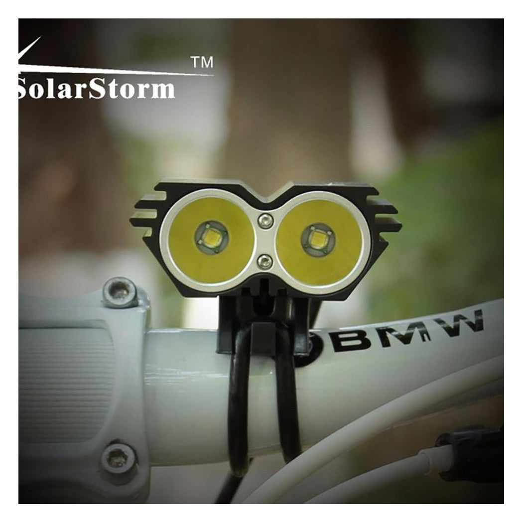 Trade Shop - Luce Torcia Cree Led Xm-l2 Faro Fanale Bicicletta Mtb Bdc Bici Scuter Lampada -