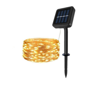 Luci A Stringa A LED Solare Impermeabile Per Esterni Lampada Solare Per Decorazioni Da Giardino - ZENCOCCO