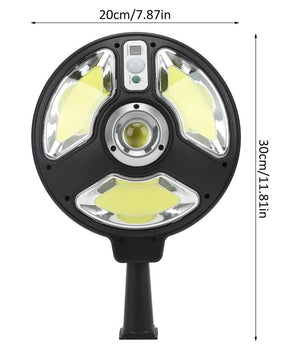 Luci Da Giardino Solare A Led Ricarica Rapida Cob Illuminazione Stradale Esterno         
