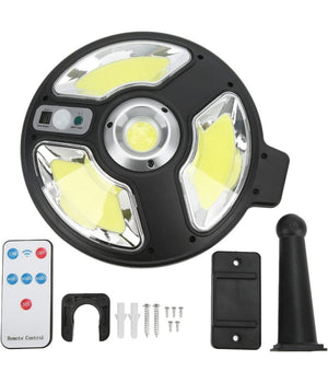 Luci Da Giardino Solare A Led Ricarica Rapida Cob Illuminazione Stradale Esterno         