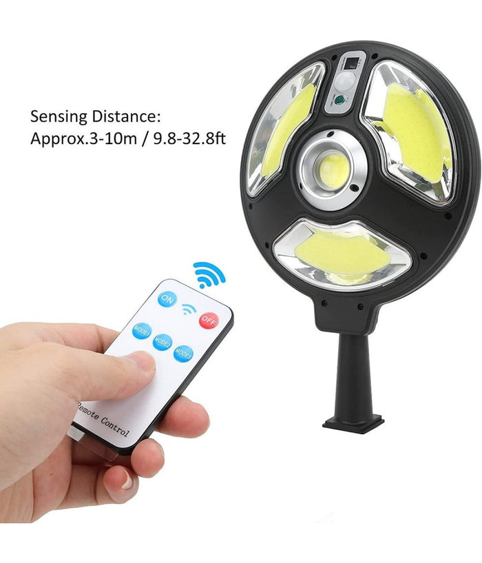 Luci Da Giardino Solare A Led Ricarica Rapida Cob Illuminazione Stradale Esterno         