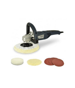 Lucidatrice Angolare Per Carrozziere 180mm 1260w Con Regolazione Giri Prof         