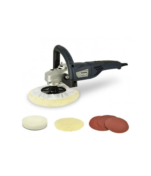 Lucidatrice Angolare Per Carrozziere 180mm 1260w Con Regolazione Giri Prof         