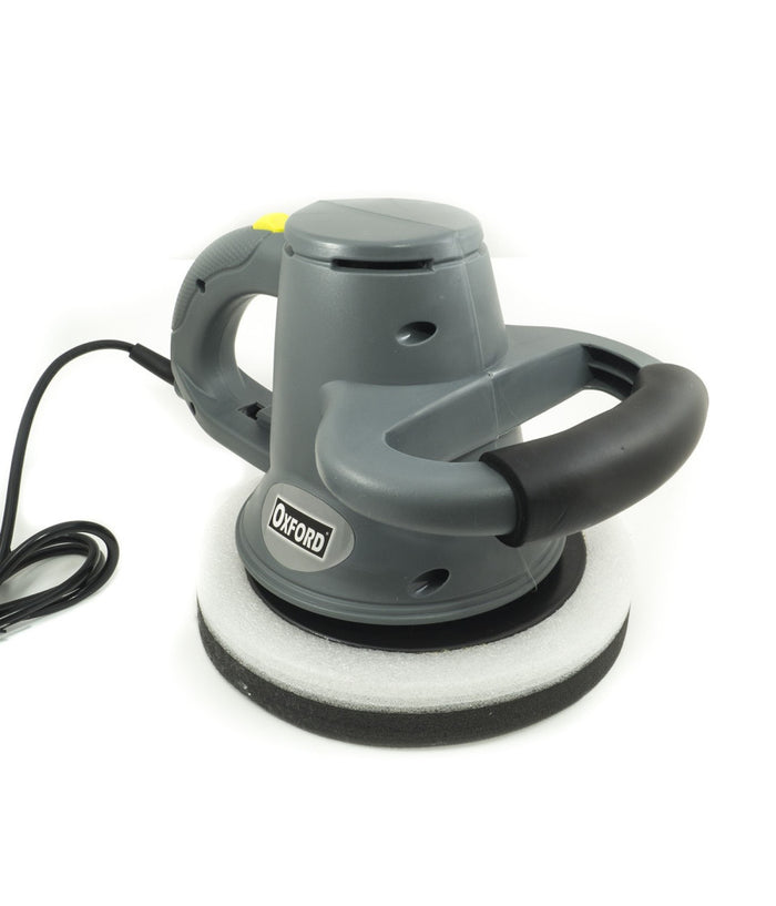 Lucidatrice Elettrica 110 Watt Cera Auto Moto Barca Con Cuffia Base 240mm         