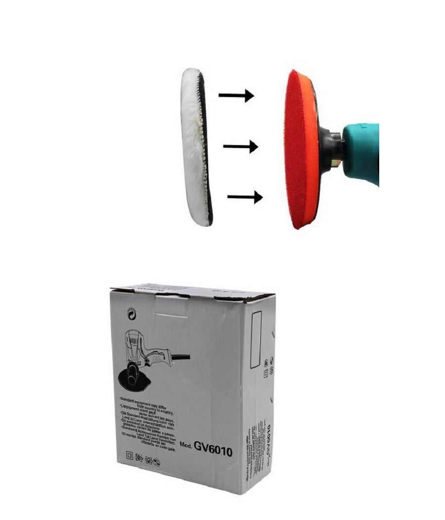 Lucidatrice Professionale Levigatrice Auto Carrozzeria Lucidatore 125mm 600watt         