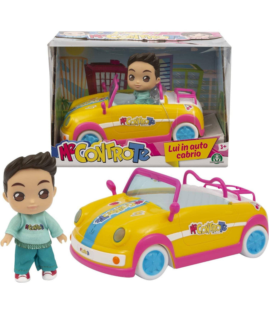 La Macchina Di Luà¬ E Sofà¬ In Auto Cabrio Gioco Me Contro Te Con Mini Doll 12 Cm         
