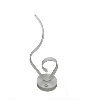 Lume Da Comodino Ad Onda Design Moderno 10 W Lampada Tavolo Abatjour 39x15 Luce         