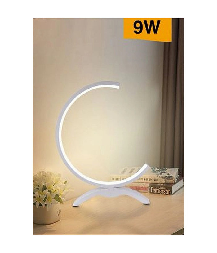 Lume Led 9w Lampada Tavolo Abat-jour Stilizzata Bianco Luce 3000k 6500k 4000k D30         