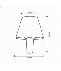 Lume Testa Lumetto Led 2.8 W Ricaricabile Dimmmerabile Cct 3 Colori Luce D10-3c         