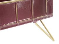 Svuota Tasche Glam Bordeaux Cm 32X21.5X15.5