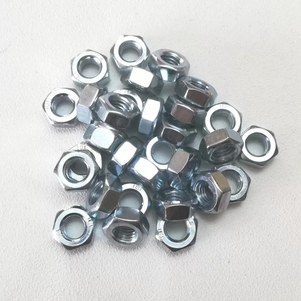 M 10 chiave 17- 50pz dado esagonale zincato passo grosso