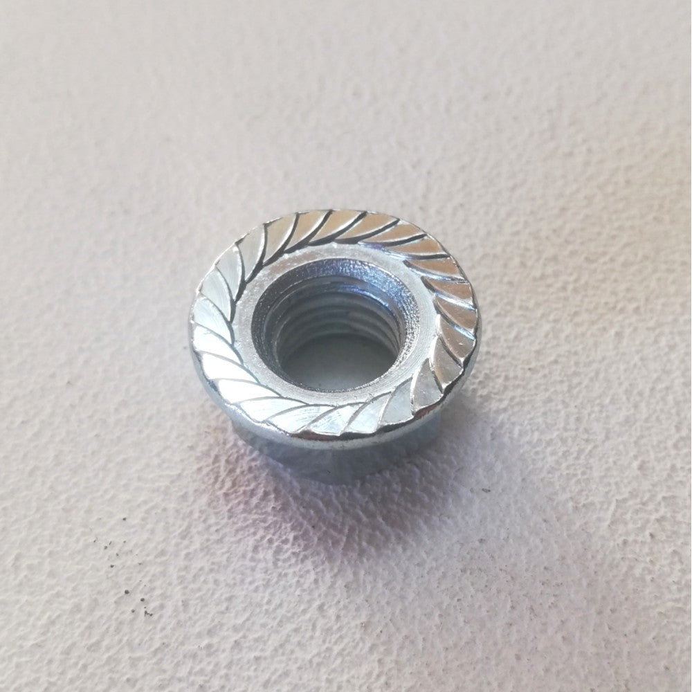 M 12 chiave 18 - 50pz dado esagonale flangiato zincato passo grosso