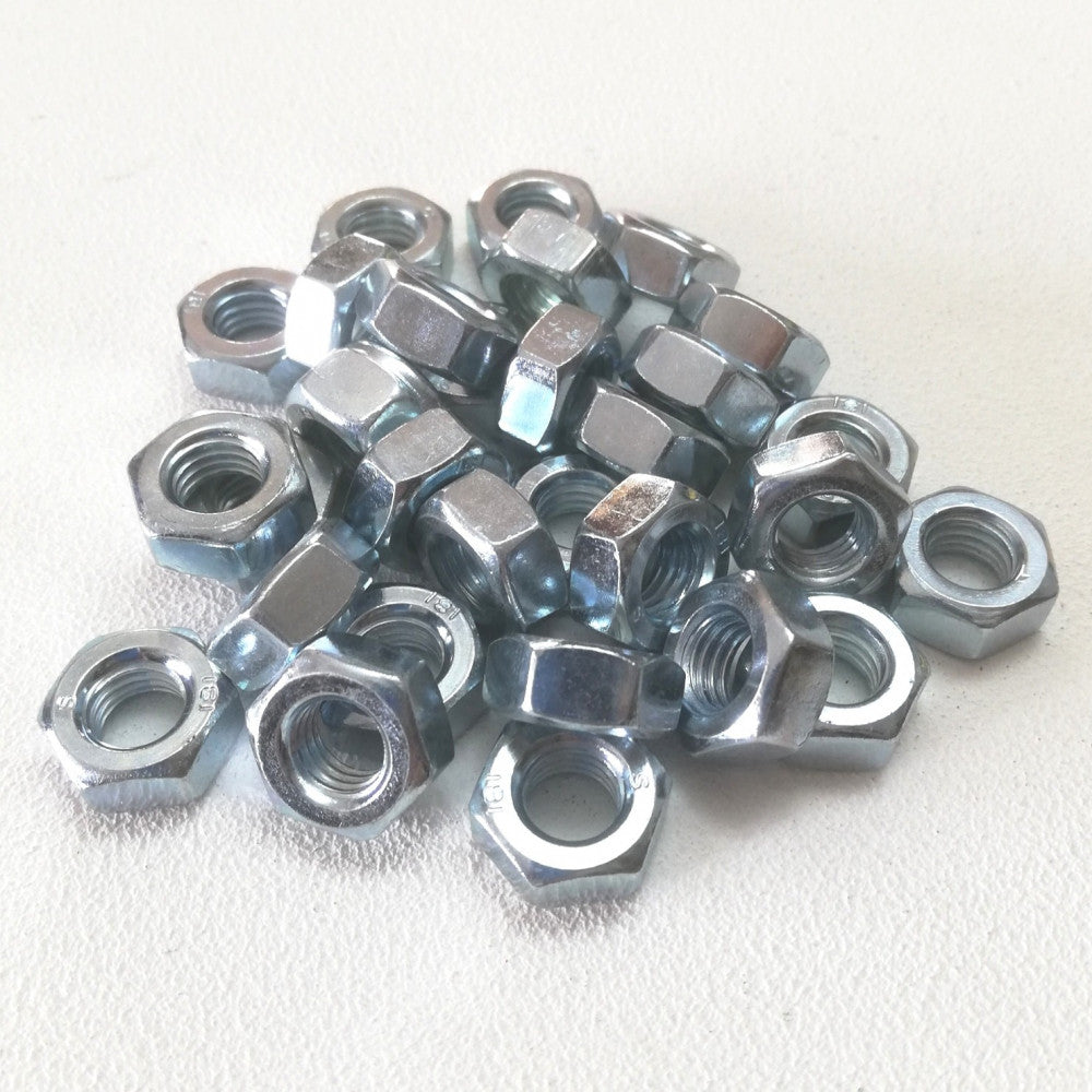 M 22 chiave 32 - 10pz dado esagonale zincato passo grosso