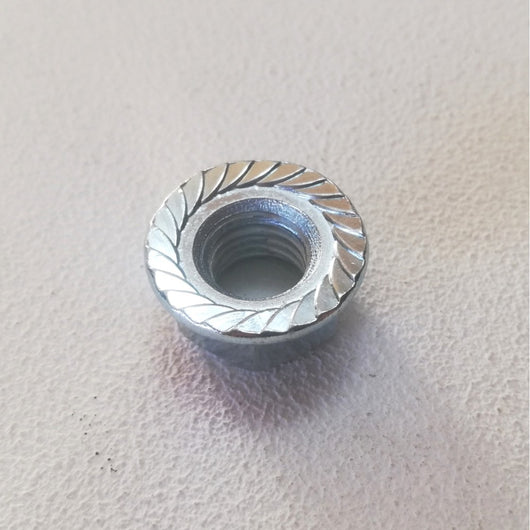 M 6 chiave 10 - 50pz dado esagonale flangiato zincato passo grosso