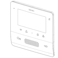 Videocitofono vimar 7558 vivavoce tab free due fili plus display colori lcd 4,3