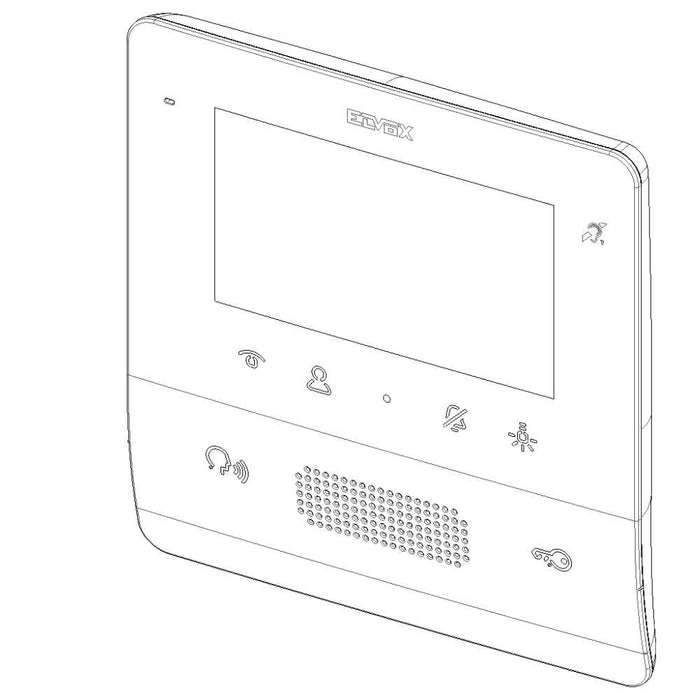 Videocitofono vimar 7558 vivavoce tab free due fili plus display colori lcd 4,3
