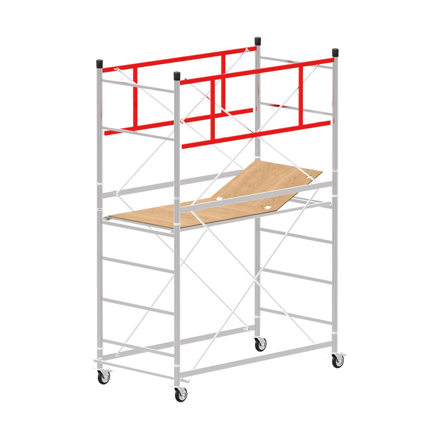 Trabattello M4 LUX base normale Altezza lavoro 3,9 metri