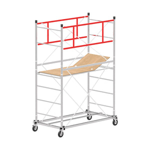 Trabattello M4 LUX base estraibile Altezza lavoro 3,9 metri