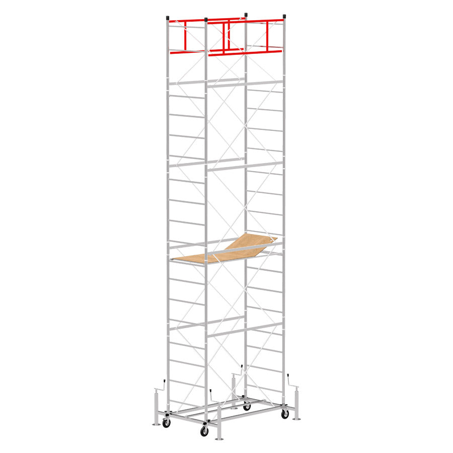 Trabattello M4 LUX base estraibile Altezza lavoro 7,35 metri