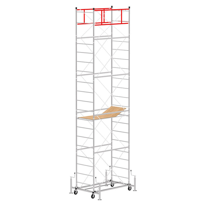 Trabattello M4 LUX base estraibile Altezza lavoro 7,35 metri