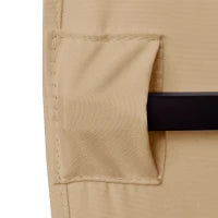 Tetto di Ricambio per Gazebo 3x3m in Poliestere con Prese d'Aria e Fori di Drenaggio, Beige