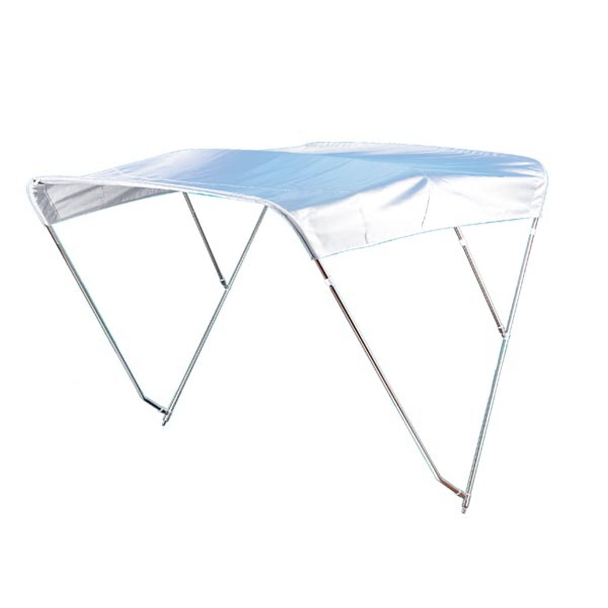 Capottina parasole luxury sombrero acciaio inox aisi 316 telo bianco