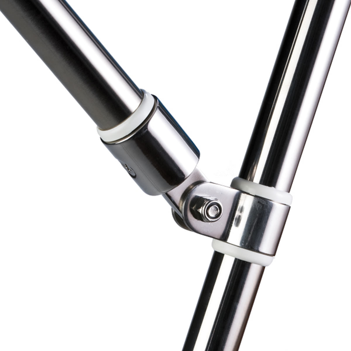 Capottina parasole luxury sombrero acciaio inox aisi 316 telo bianco