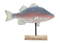Scultura Pesce Cm  60X10X44