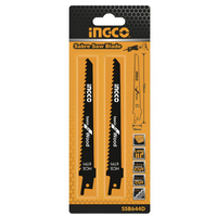 Lama ricambio seghetto a gattuccio legno materiali compositi 2 pezzi ingco