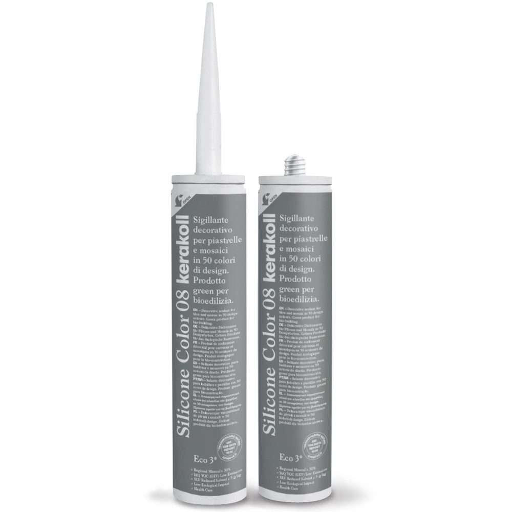 Silicone sigillante decorativo piastrelle mosaici giunture fughe colorato 310 ml *** colore- n 08, confezione 1